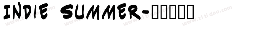 Indie Summer字体转换